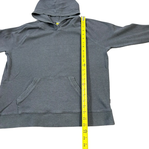 Eddie Bauer Hoodie Waffle Thermal First Ascent Women's Large Gray - Picture 5 of 9